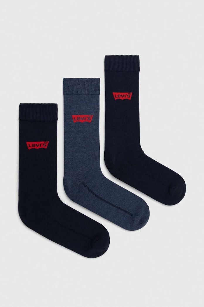 Ponožky Levi's 6-pak 37157.1050 modrá SS24