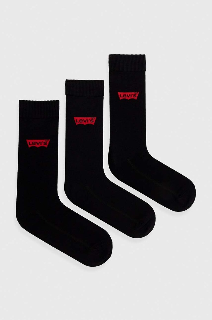 Ponožky Levi's 6-pak 37157.1053 čierna SS24