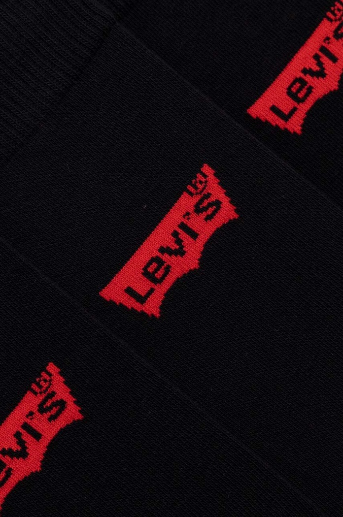 Oblečenie Ponožky Levi's 6-pak 37157.1053 čierna