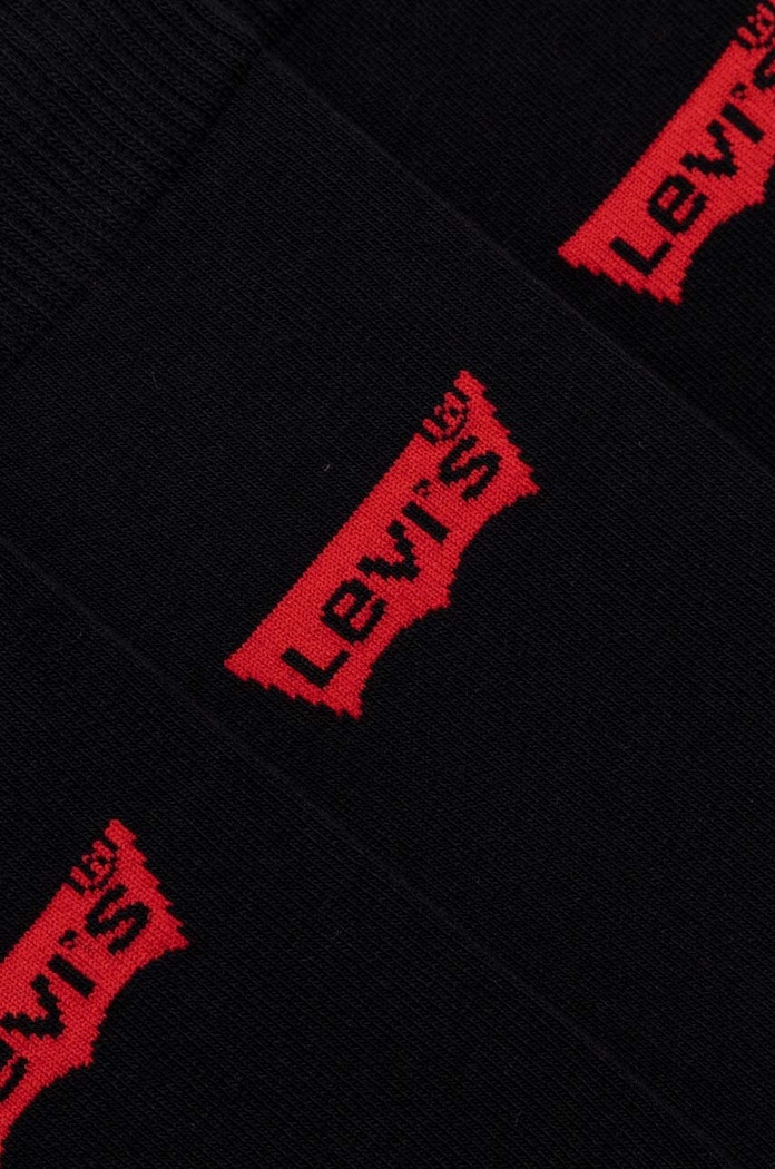 Oblečenie Ponožky Levi's 6-pak 37157.1053 čierna