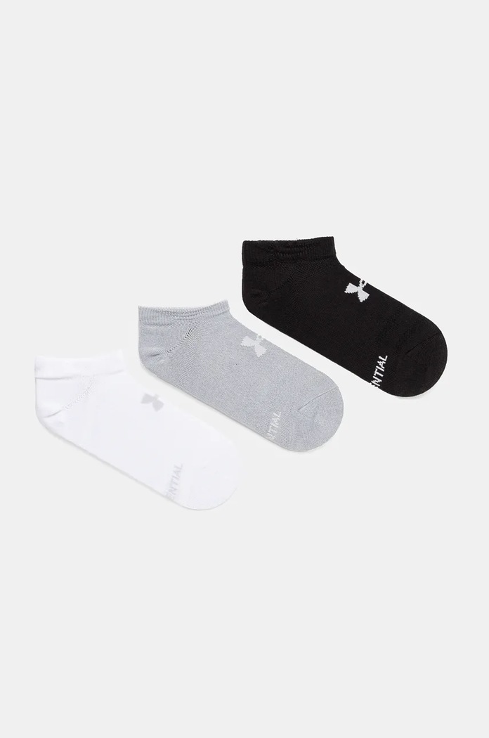 Nogavice Under Armour Essential No Show 6-pack 1382611 siva AW25