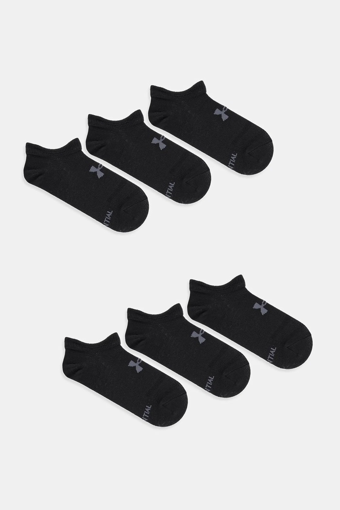 Ponožky Under Armour Essential No Show 6-pak čierna 1382611
