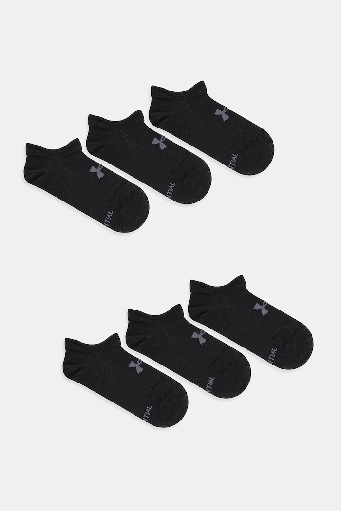 Ponožky Under Armour Essential No Show 6-pak čierna 1382611