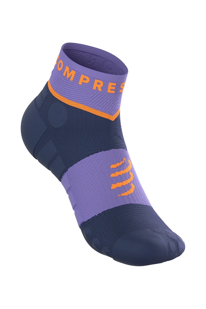 Odzież Compressport skarpety sportowe Ultra Trail Low Socks SLCU442 fioletowy