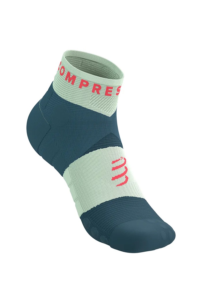 Ponožky Compressport Ultra Trail Low Socks SLCU4429 tyrkysová SS26