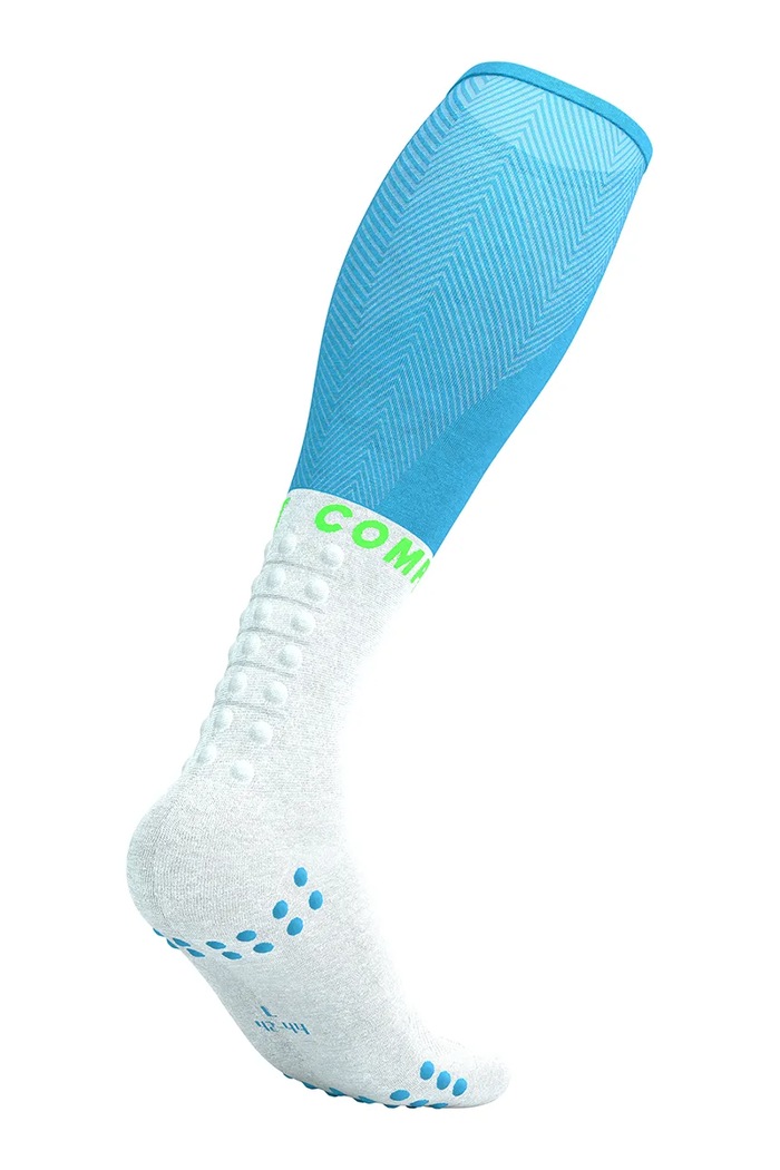 Compressport skarpety sportowe Full Socks Oxygen niebieski SU00050B