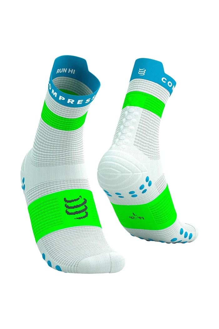 Čarape Compressport Pro Racing Socks v4.0 Run High bijela XU00046B