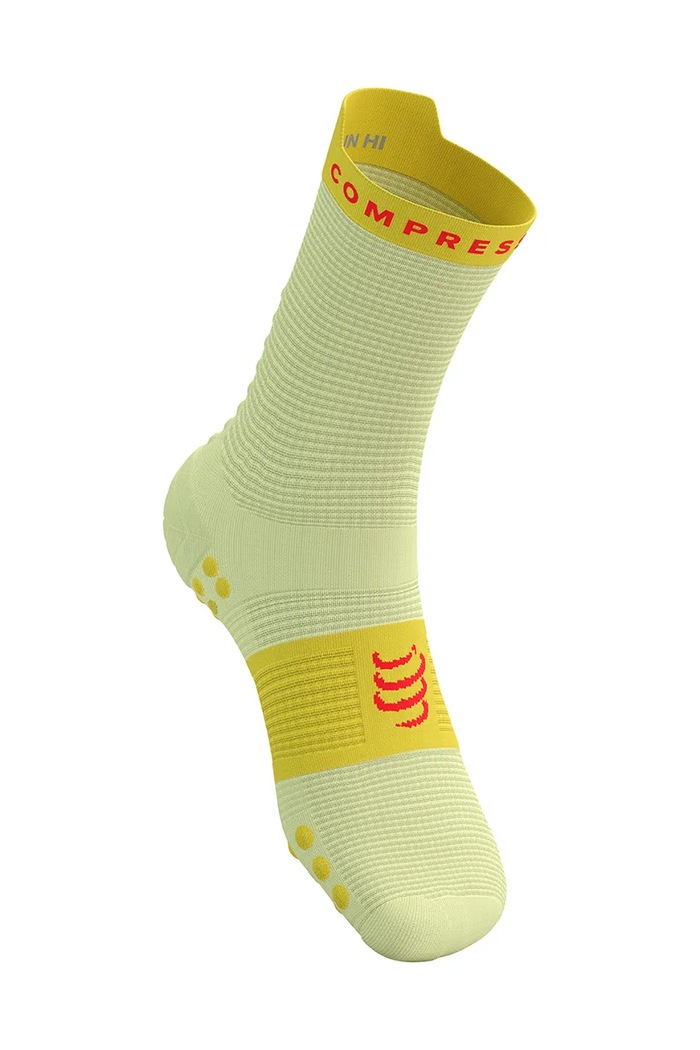 Compressport skarpetki Pro Racing Socks v4.0 Run High XU00046B żółty SS26