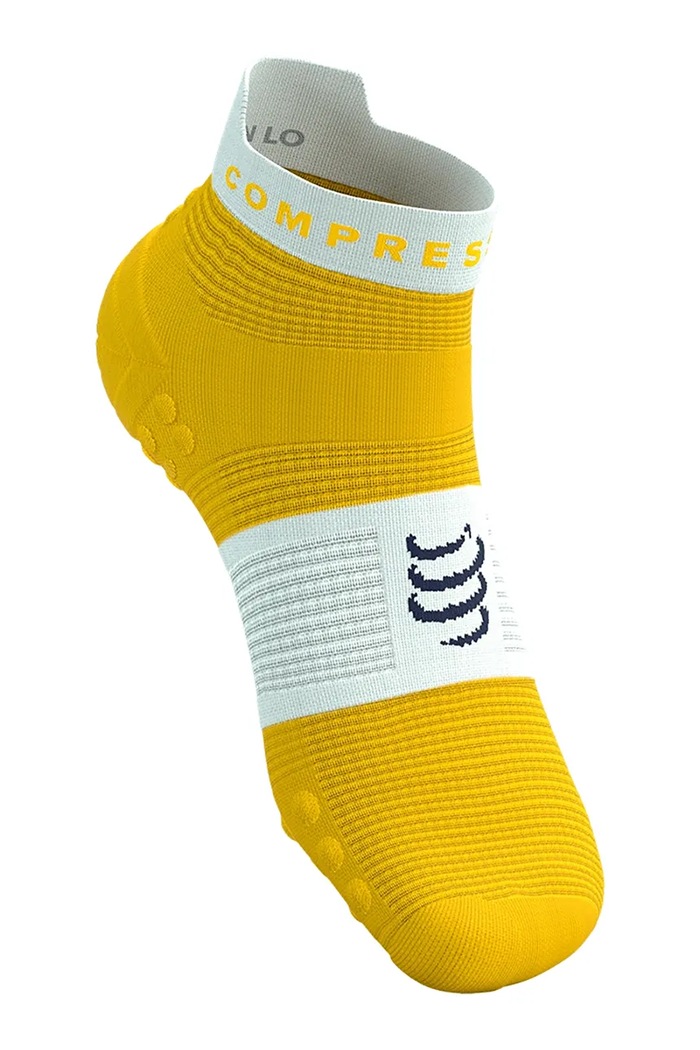Κάλτσες Compressport Pro Racing Socks v4.0 Run Low XU00047B κίτρινο SS26