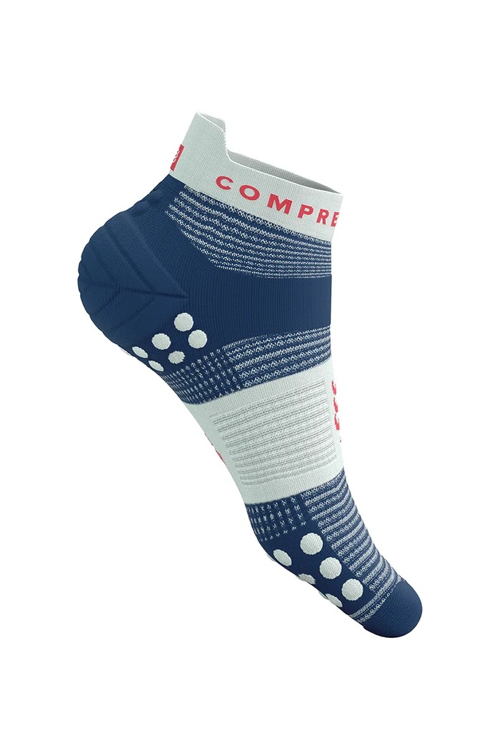 Oblečenie Ponožky Compressport Pro Racing Socks v4.0 Run Low XU00047B modrá