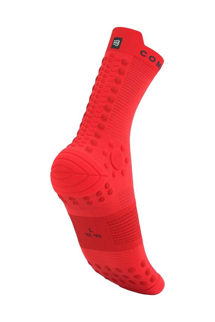 Oblačila Nogavice Compressport Pro Racing Socks v4.0 Trail XU00048B rdeča