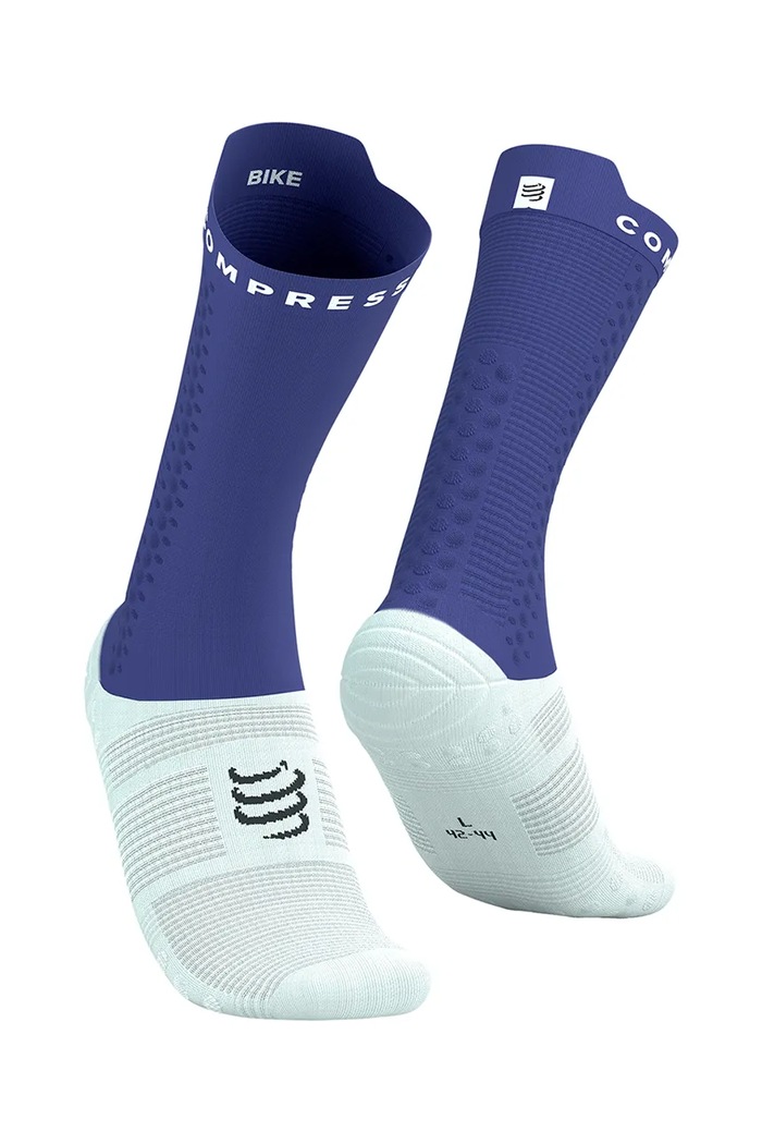 Κάλτσες Compressport Pro Racing Socks v4.0 Bike μωβ XU00049B