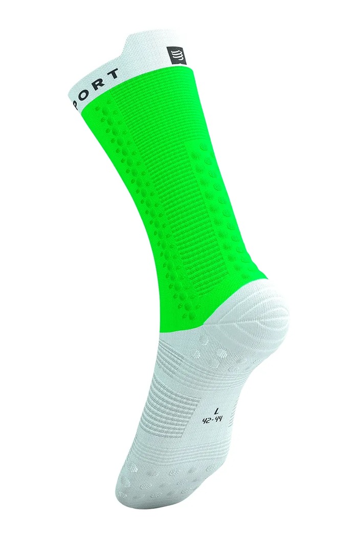 Κάλτσες Compressport Pro Racing Socks v4.0 Bike πράσινο XU00049B