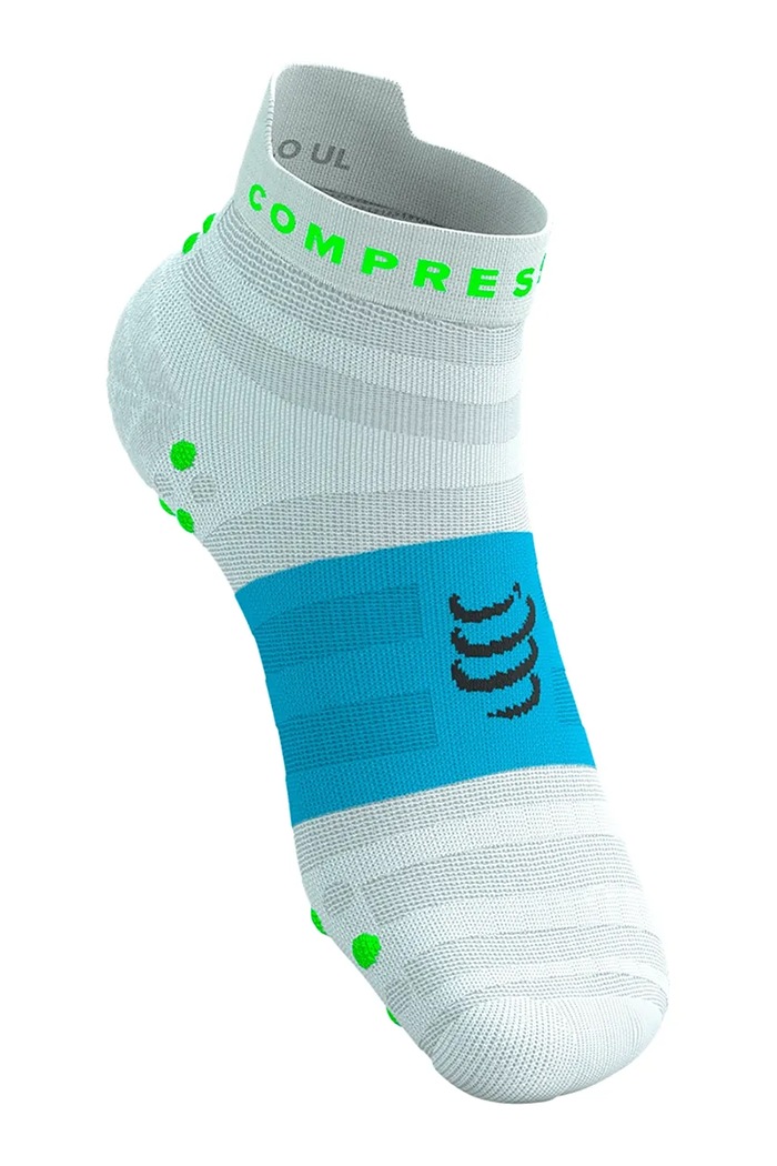 Κάλτσες Compressport Pro Racing Socks v4.0 Ultralight Run Low XU00051B λευκό SS26