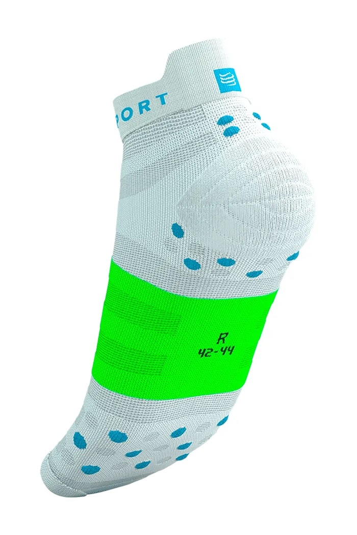 Κάλτσες Compressport Pro Racing Socks v4.0 Ultralight Run Low λευκό XU00051B