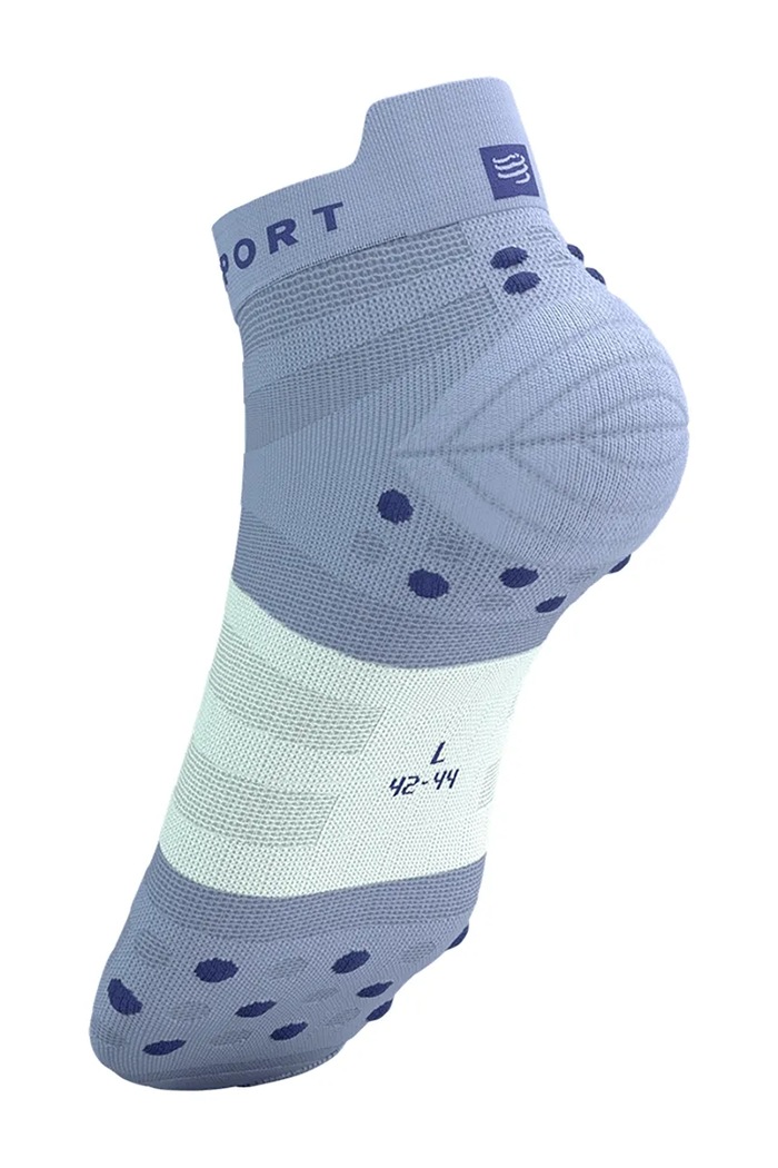 Κάλτσες Compressport Pro Racing Socks v4.0 Ultralight Run Low μωβ XU00051B