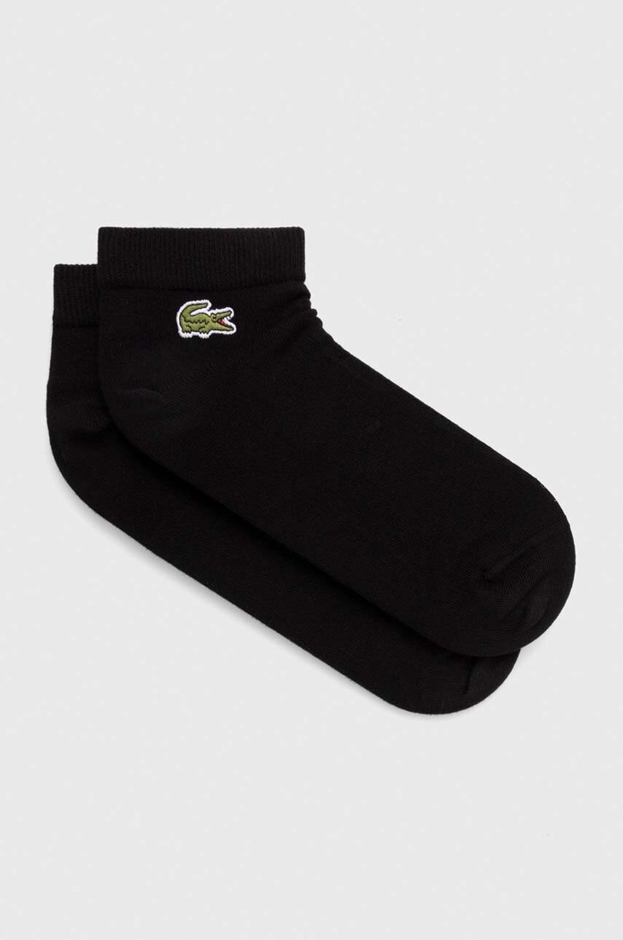 Lacoste calzini pacco da 2 calzini corti nero RA4183T