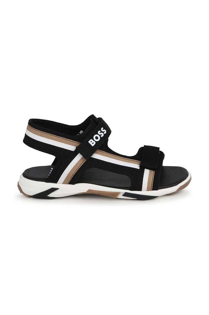 Detské sandále BOSS J50851.27.35 čierna SS24