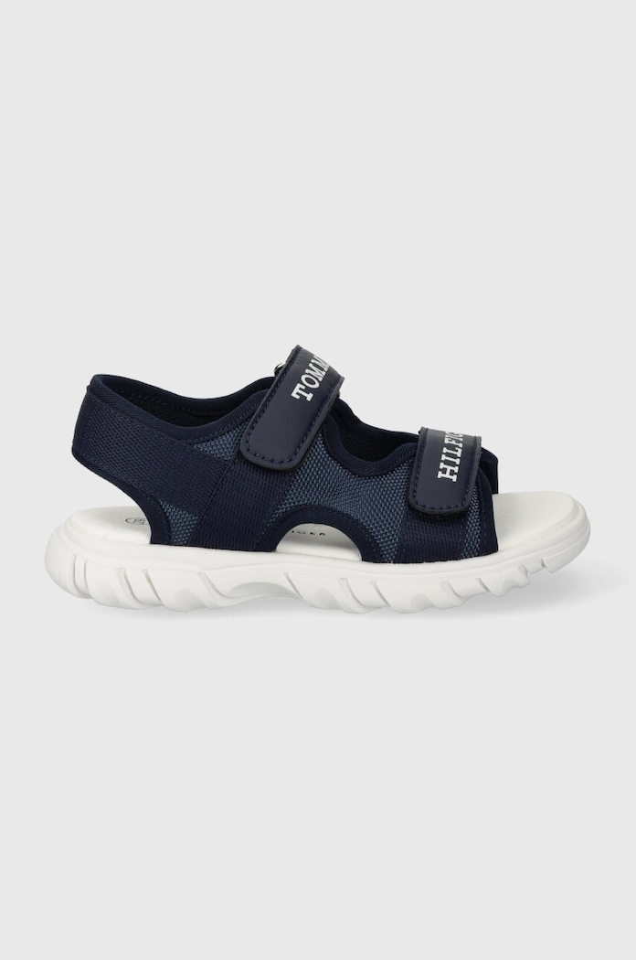 Tommy Hilfiger sandały dziecięce imitacja skóry licowej granatowy T1B2.33428