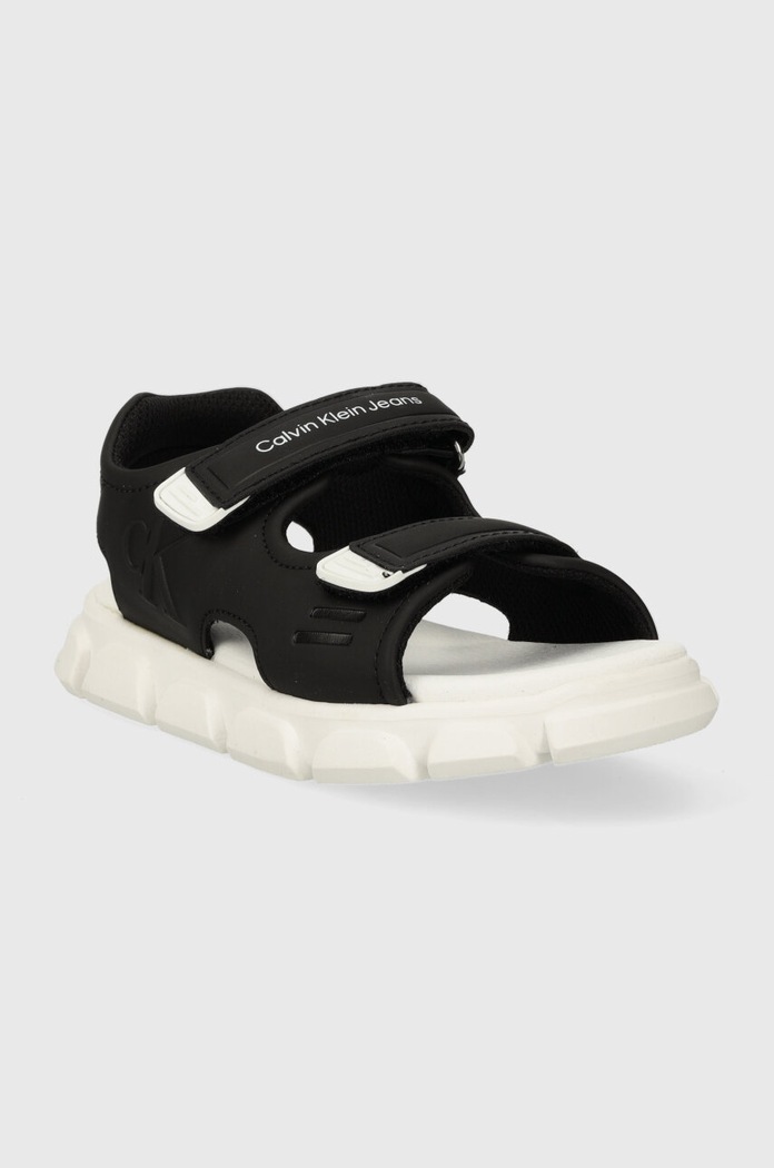 Calvin Klein Jeans sandały dziecięce V1B2.80905.24.29 czarny SS24