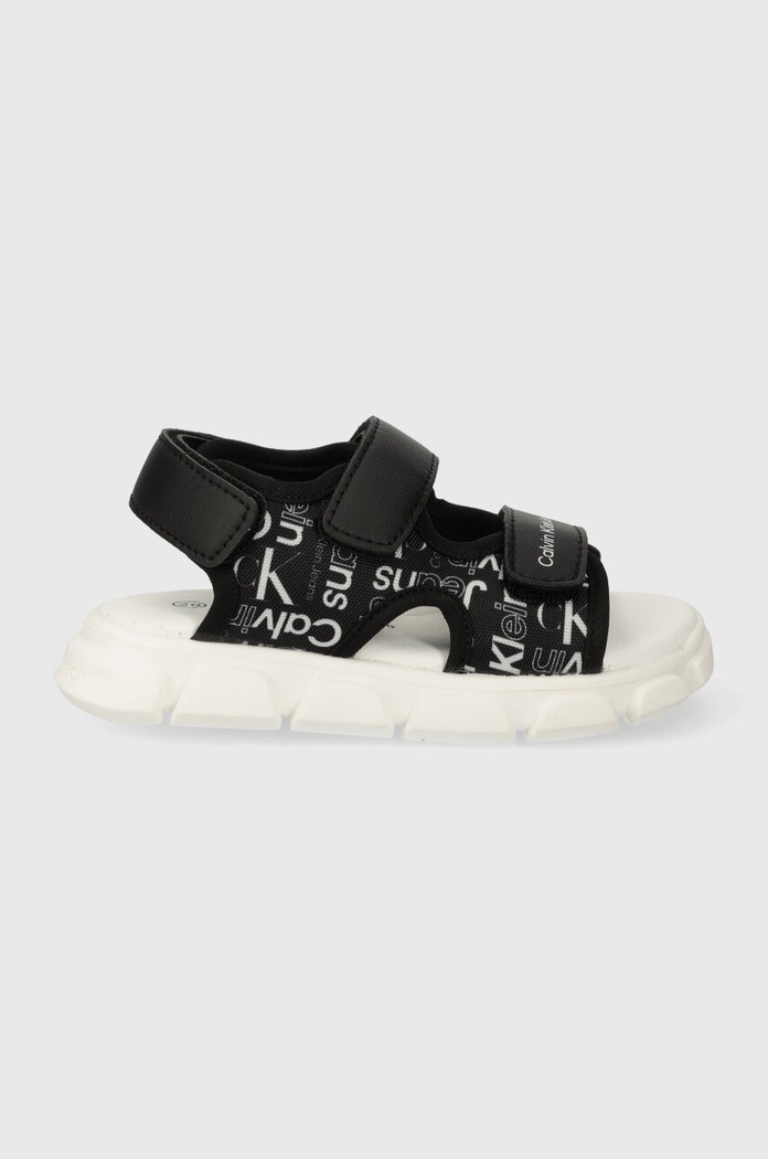 Calvin Klein Jeans sandały dziecięce syntetyczny czarny V1B2.80906.24.29