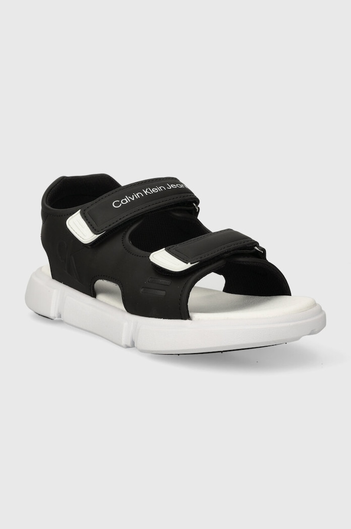 Calvin Klein Jeans sandały dziecięce V3B2.80911.35.39 czarny SS24