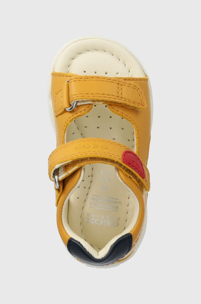 Sandale din piele pentru copii SANDAL MACCHIA Geox B254VB.08554.18.26 galben