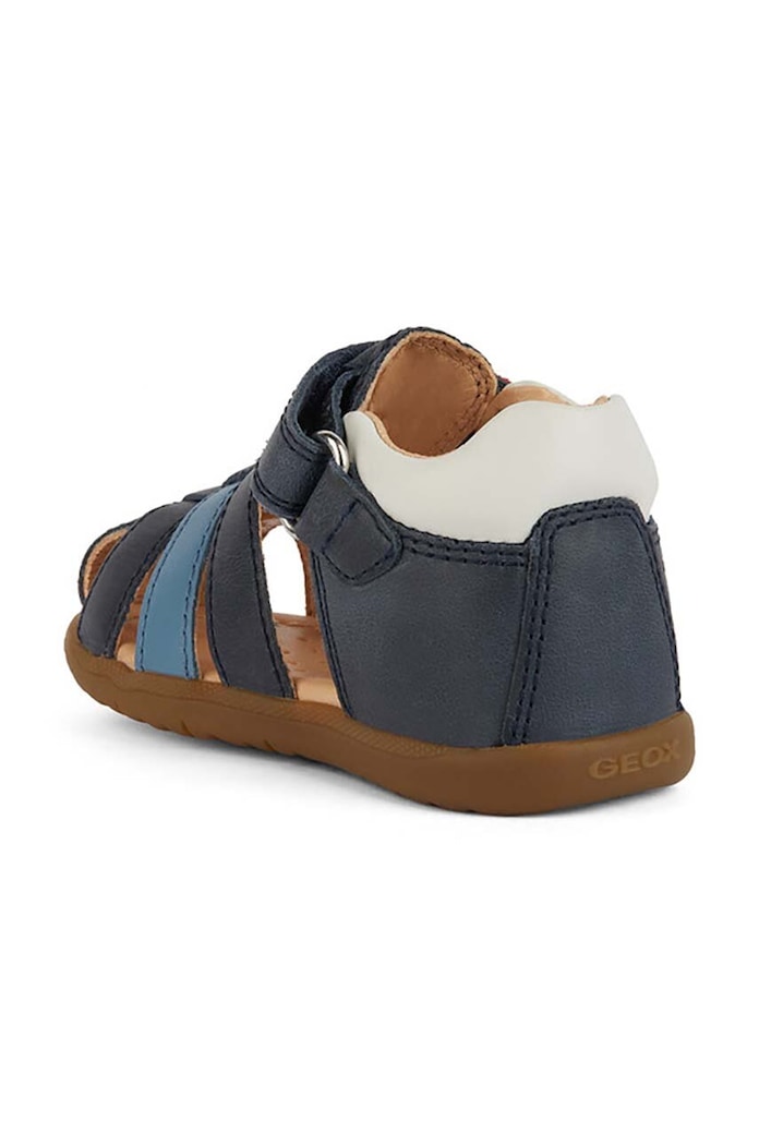Detské kožené sandále Geox SANDAL MACCHIA tmavomodrá B254VA.0CL54.