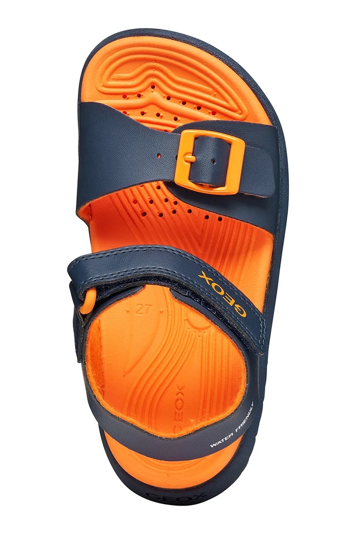 Geox sandale cu călcâiul deschis pentru copii SANDAL FUSBETTO J35HMA.000BC.36.39 bleumarin