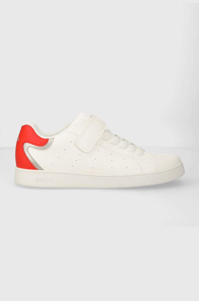 Παιδικά sneakers Geox ECLYPER απομίμηση λείου δέρματος κόκκινο J36LSA.000BC.36.39