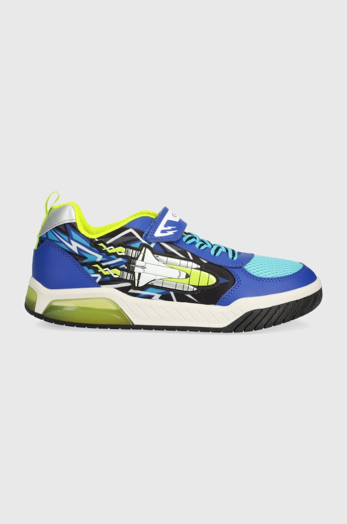 Geox sneakersy dziecięce INEK imitacja skóry licowej niebieski J459CB.011BC.36.38