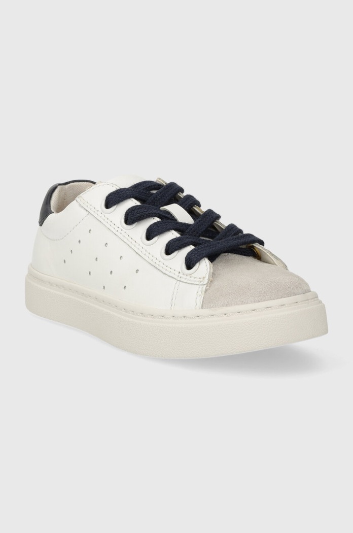 Geox sneakersy skórzane dziecięce NASHIK J45ECA.08522.28.35 biały SS24