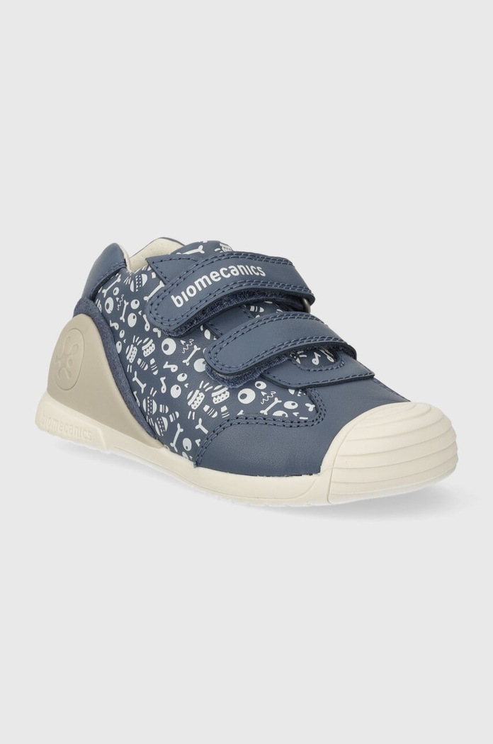Biomecanics sneakersy skórzane dziecięce 242130 niebieski SS24