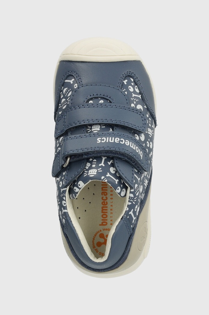 Biomecanics sneakersy skórzane dziecięce niebieski 242130
