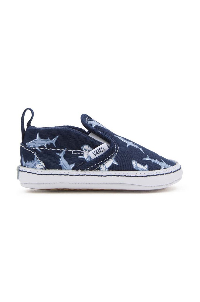 Vans pantofi pentru bebelusi Slip-On V Crib textil verde VN000CRUBER