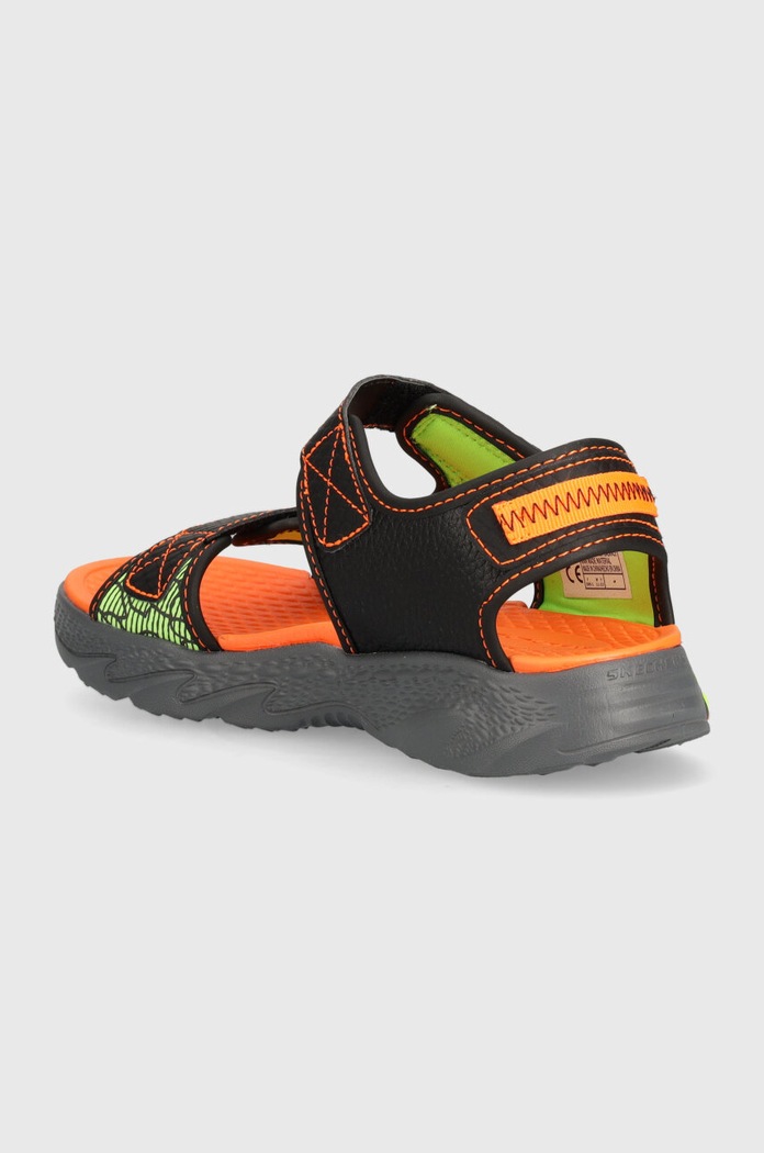 Chłopiec Skechers sandały dziecięce CREATURE-SPLASH 400614L czarny