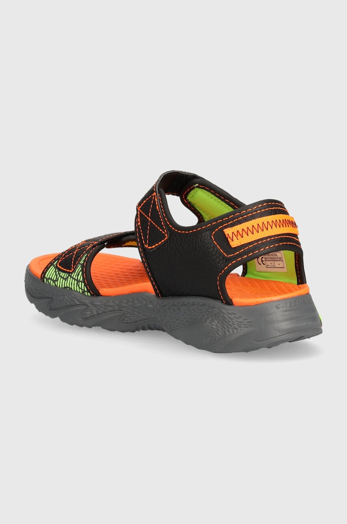Chłopiec Skechers sandały dziecięce CREATURE-SPLASH 400614L czarny