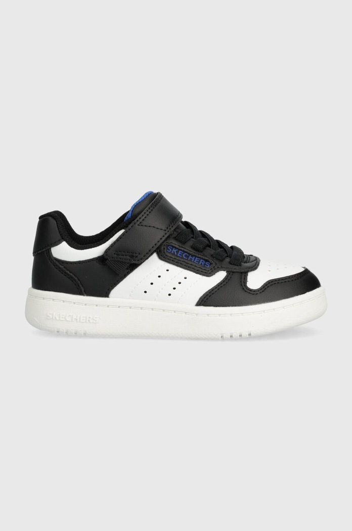 Skechers sneakersy dziecięce QUICK STREET imitacja skóry licowej czarny 405638L