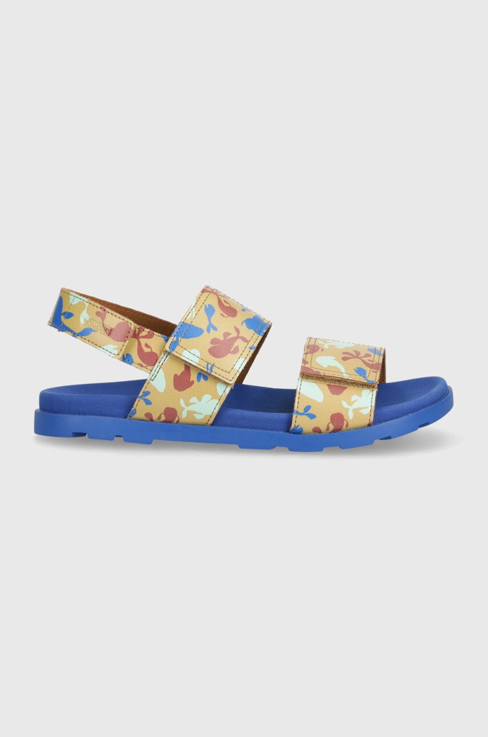 Camper sandały skórzane dziecięce K800598.B.35.38 niebieski SS24