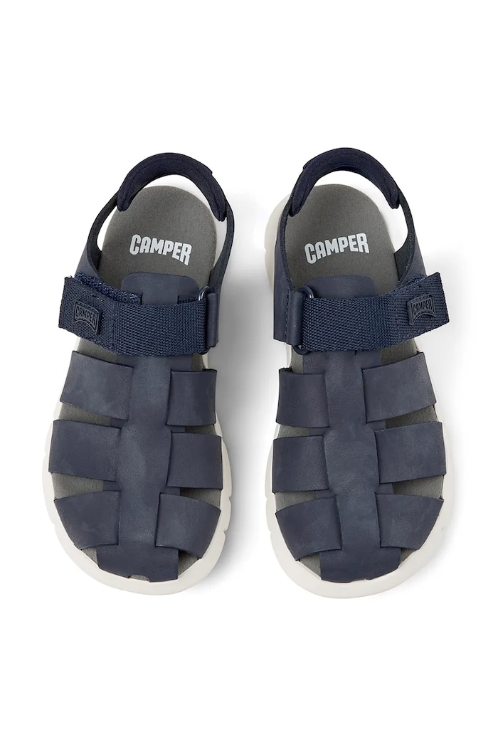 Camper sandale din piele pentru copii bleumarin K800242.25.34