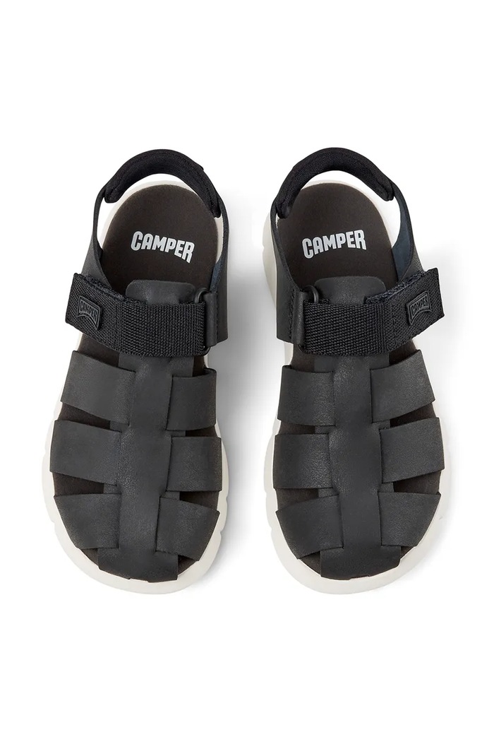 Camper sandale din piele pentru copii negru K800242.25.34
