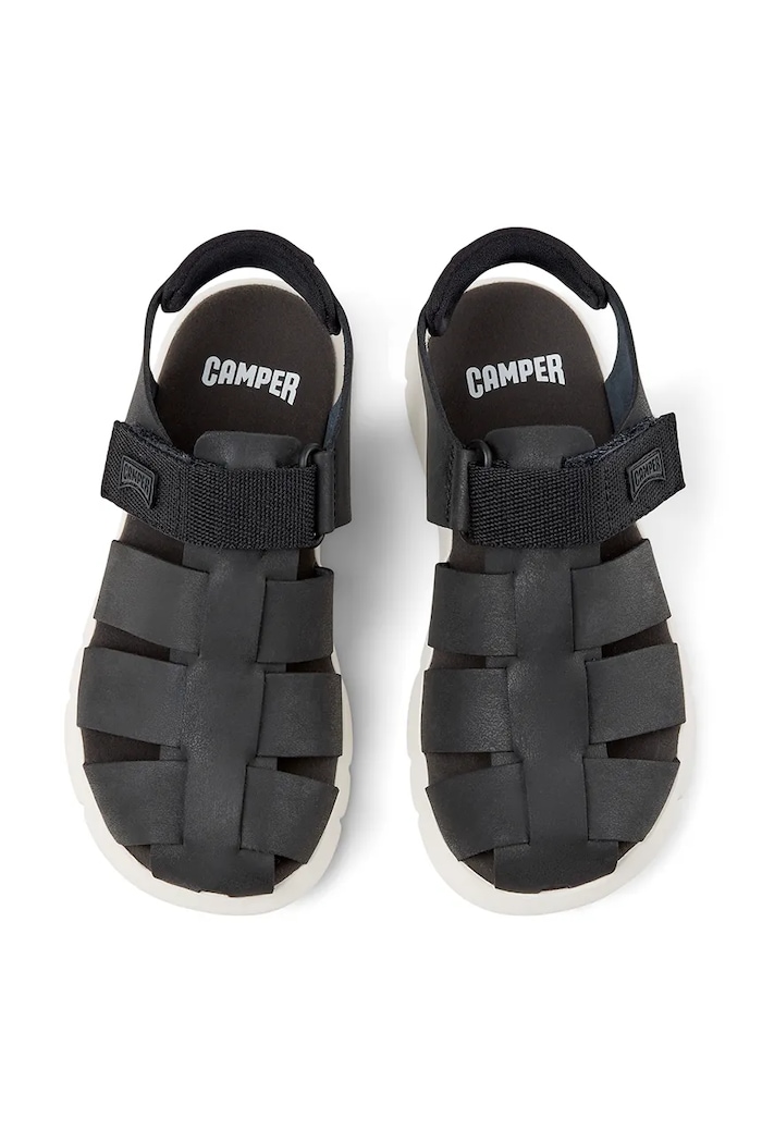 Camper sandale din piele pentru copii negru K800242.25.34