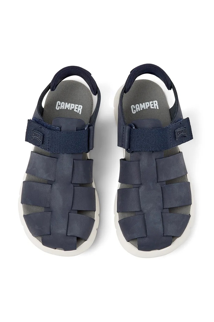 Camper sandale din piele pentru copii bleumarin K800242.35.38