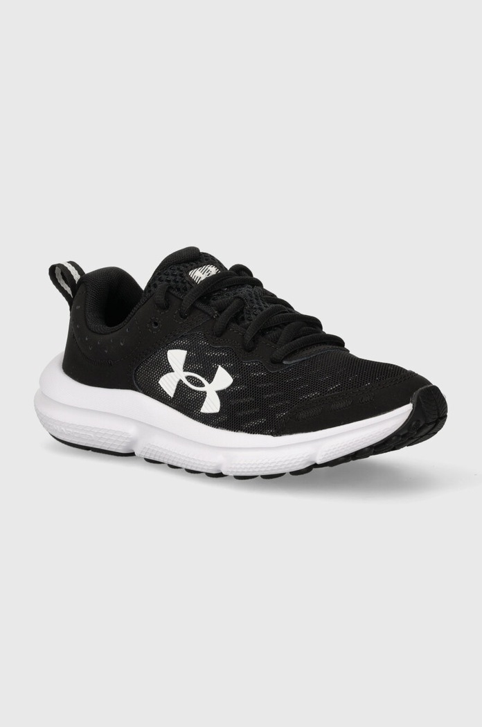 Under Armour gyerek sportcipő BGS Assert 10 velúr bőr fekete 3026182