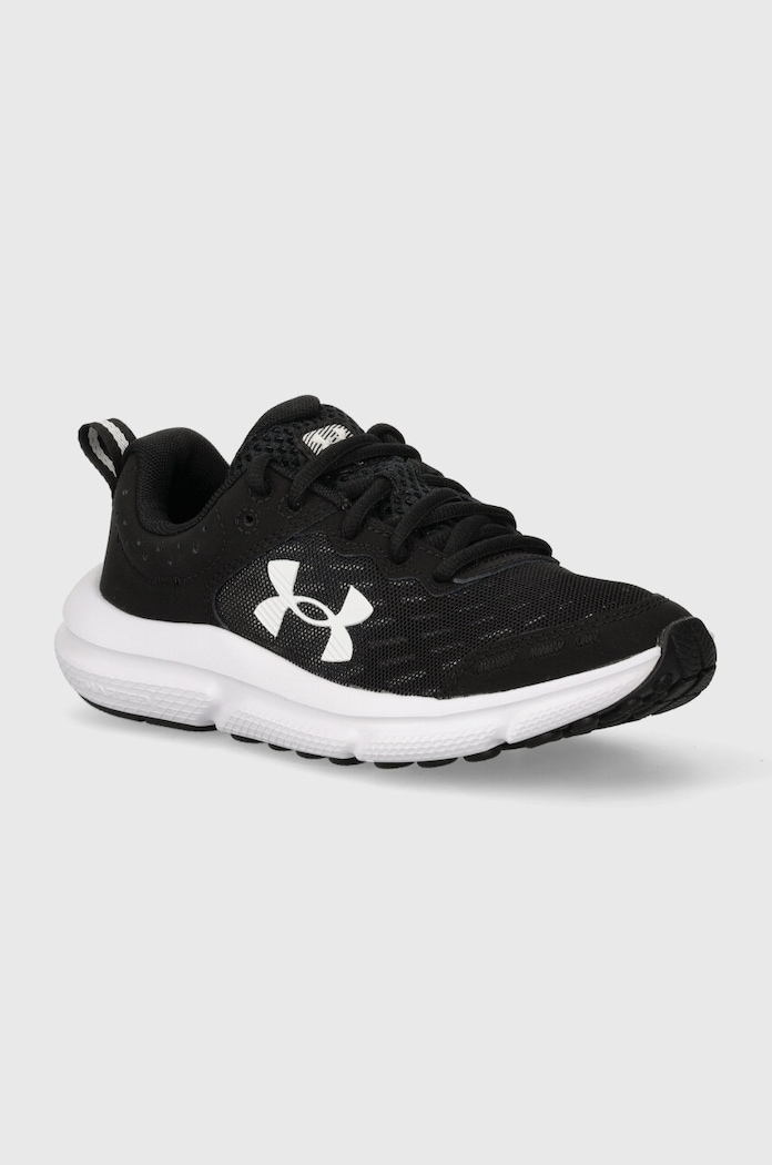 Under Armour gyerek sportcipő BGS Assert 10 velúr bőr fekete 3026182