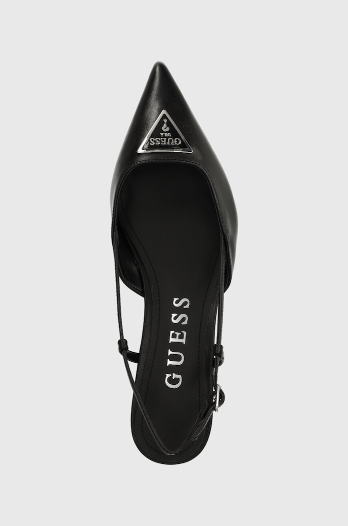 Kožené lodičky Guess JESSON čierna FLPJES.LEA05.BLACK