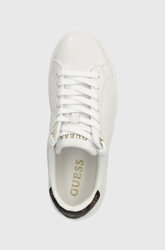 Sneakersy DENESA4 Guess FLPDS4.FAL12.WHITE biały