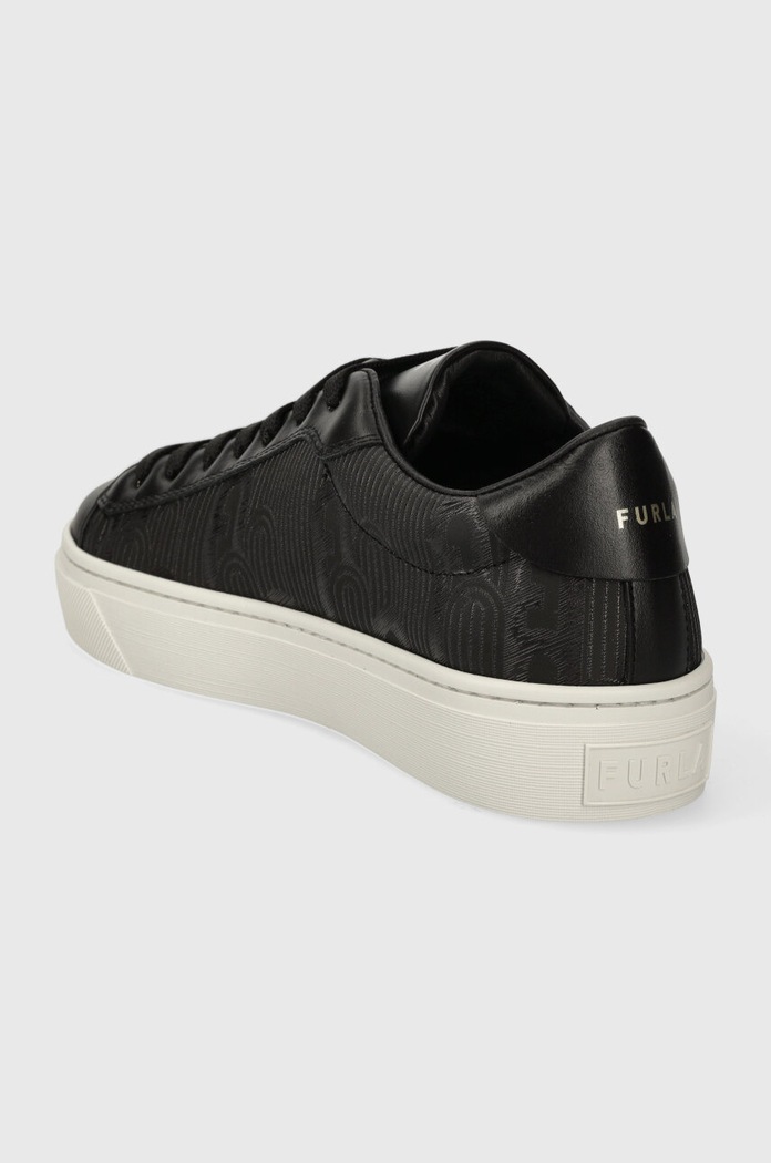 Obuwie Furla sneakersy skórzane Joy YH57FJO.BX2763.O6000 czarny