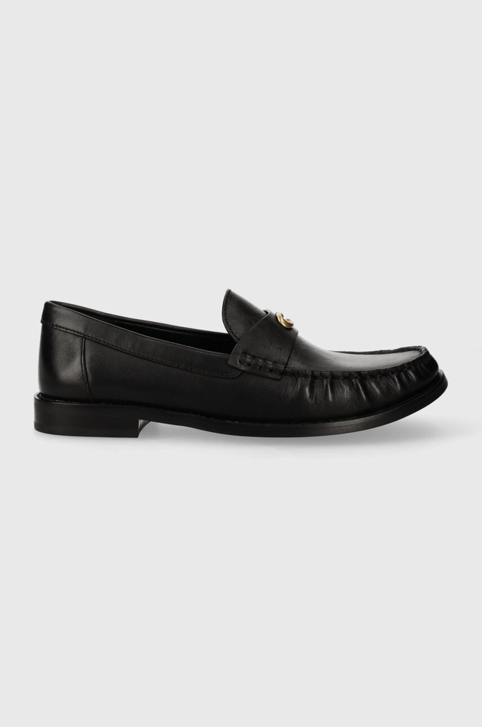 Kožené mokasíny Coach Jolene přírodní kůže černá CK017.BLK