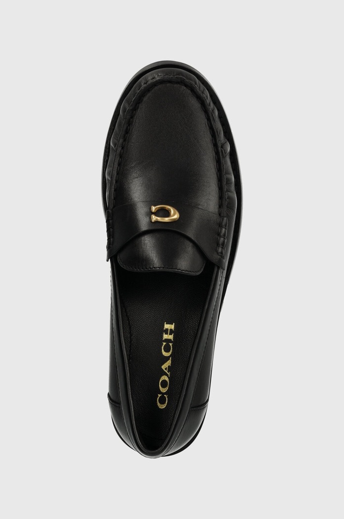 Kožené mokasíny Coach Jolene černá CK017.BLK